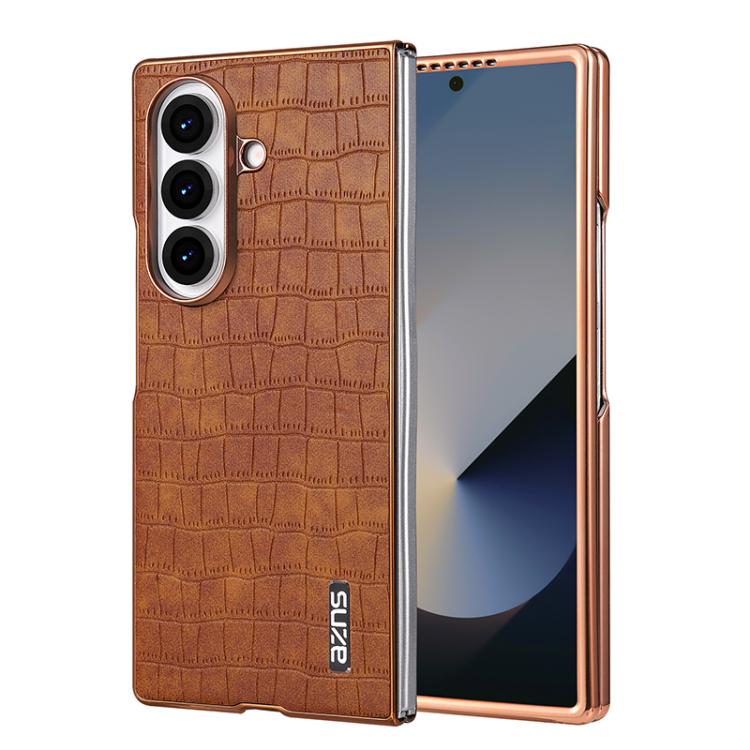 AZNS Samsung Galaxy Z Series Crocodile Texture Phone Case