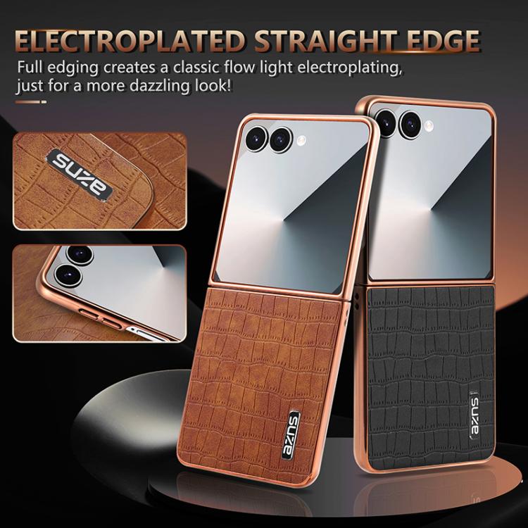 AZNS Samsung Galaxy Z Series Crocodile Texture Phone Case