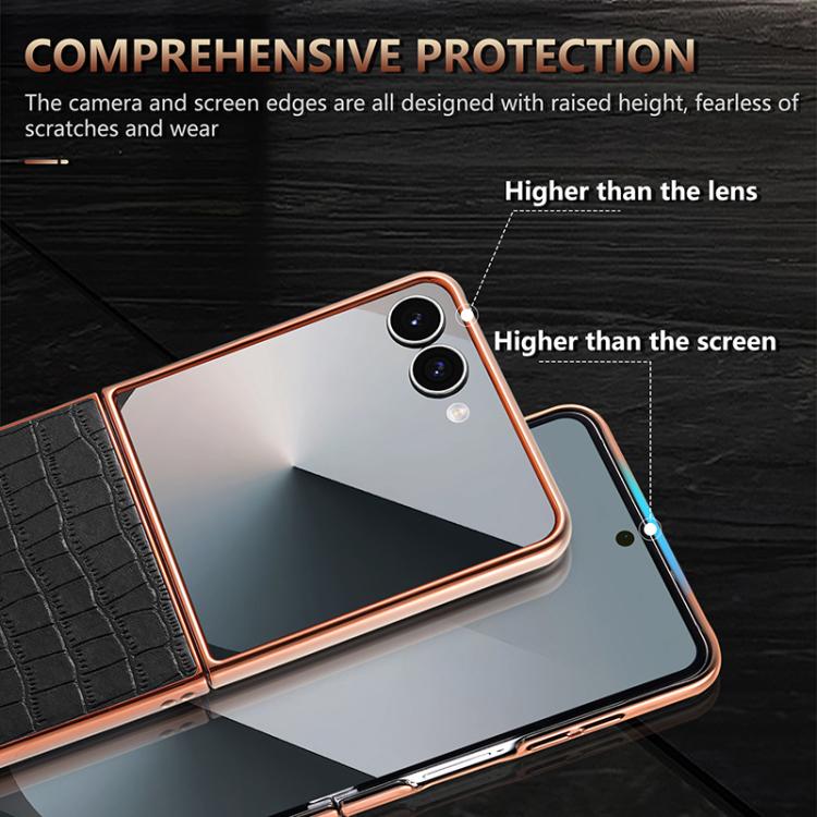 AZNS Samsung Galaxy Z Series Crocodile Texture Phone Case
