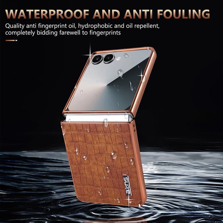 AZNS Samsung Galaxy Z Series Crocodile Texture Phone Case