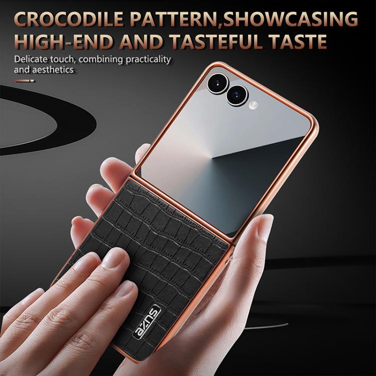 AZNS Samsung Galaxy Z Series Crocodile Texture Phone Case