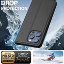 LC.IMEEKE Apple iPhone Frosted PU Wallet Phone Case