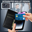 LC.IMEEKE Apple iPhone Frosted PU Wallet Phone Case