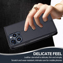 LC.IMEEKE Apple iPhone Frosted PU Wallet Phone Case
