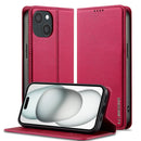 LC.IMEEKE Apple iPhone Frosted PU Wallet Phone Case