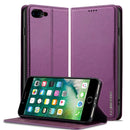 LC.IMEEKE Apple iPhone Frosted PU Wallet Phone Case