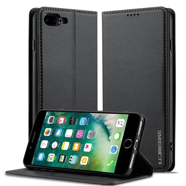 LC.IMEEKE Apple iPhone Frosted PU Wallet Phone Case