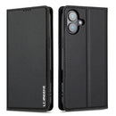 LC.IMEEKE Apple iPhone Frosted PU Wallet Phone Case