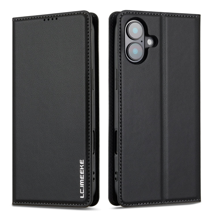 LC.IMEEKE Apple iPhone Frosted PU Wallet Phone Case