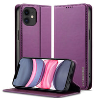LC.IMEEKE Apple iPhone Frosted PU Wallet Phone Case