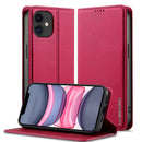 LC.IMEEKE Apple iPhone Frosted PU Wallet Phone Case