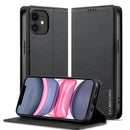 LC.IMEEKE Apple iPhone Frosted PU Wallet Phone Case
