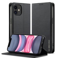 LC.IMEEKE Apple iPhone Frosted PU Wallet Phone Case