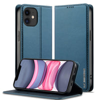LC.IMEEKE Apple iPhone Frosted PU Wallet Phone Case