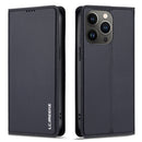 LC.IMEEKE Apple iPhone Frosted PU Wallet Phone Case
