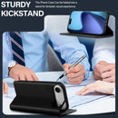 LC.IMEEKE Apple iPhone Frosted PU Wallet Phone Case