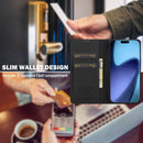 LC.IMEEKE Apple iPhone Frosted PU Wallet Phone Case