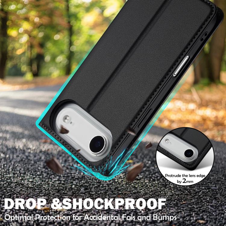 LC.IMEEKE Apple iPhone Frosted PU Wallet Phone Case