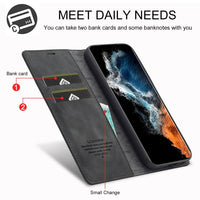 LC.IMEEKE Samsung Galaxy Magnetic Leather Flip Phone Case