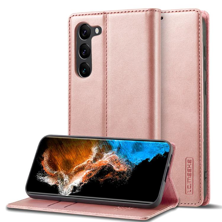 LC.IMEEKE Samsung Galaxy Magnetic Leather Flip Phone Case