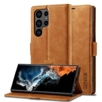 LC.IMEEKE Samsung Galaxy Magnetic Leather Flip Phone Case
