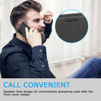LC.IMEEKE Samsung Galaxy Magnetic Leather Flip Phone Case