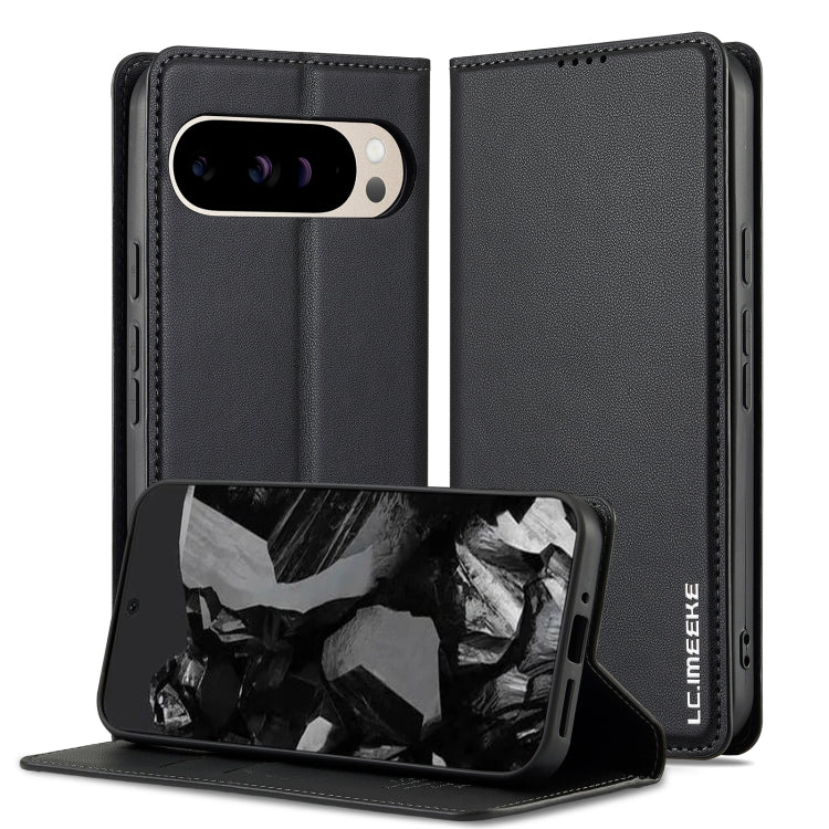 LC.IMEEKE Google Pixel Frosted PU Wallet Phone Case