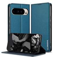 LC.IMEEKE Google Pixel Frosted PU Wallet Phone Case