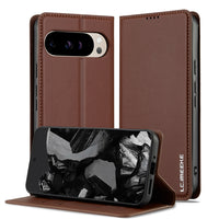 LC.IMEEKE Google Pixel Frosted PU Wallet Phone Case