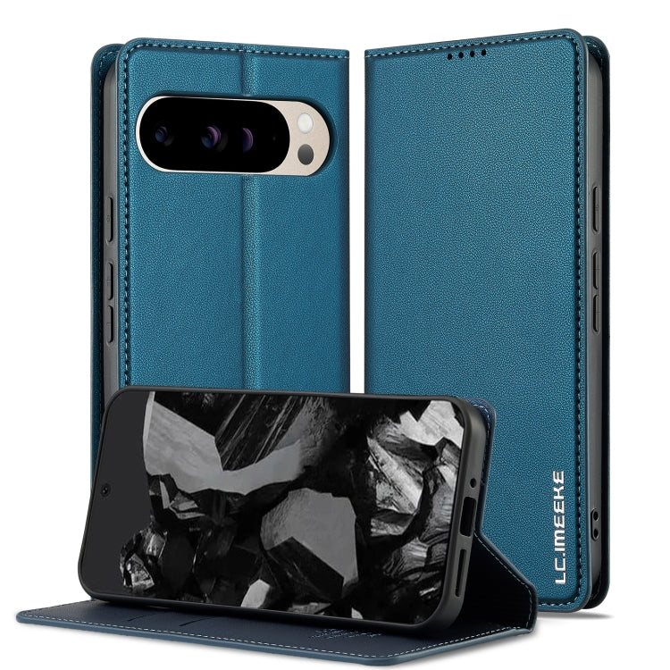 LC.IMEEKE Google Pixel Frosted PU Wallet Phone Case