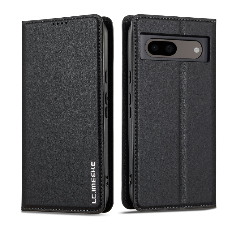 LC.IMEEKE Google Pixel Frosted PU Wallet Phone Case