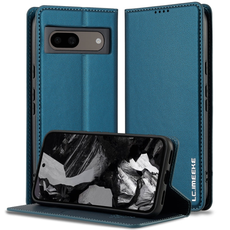 LC.IMEEKE Google Pixel Frosted PU Wallet Phone Case