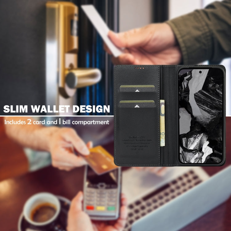 LC.IMEEKE Google Pixel Frosted PU Wallet Phone Case