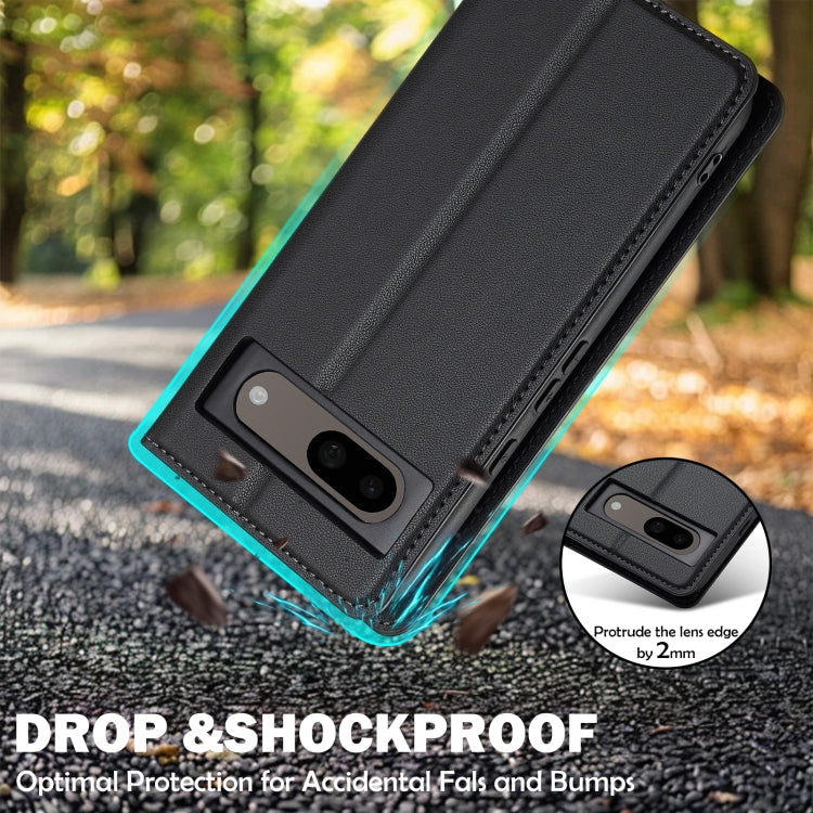 LC.IMEEKE Google Pixel Frosted PU Wallet Phone Case