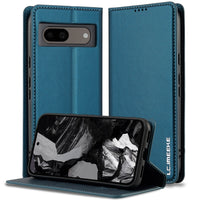 LC.IMEEKE Google Pixel Frosted PU Wallet Phone Case