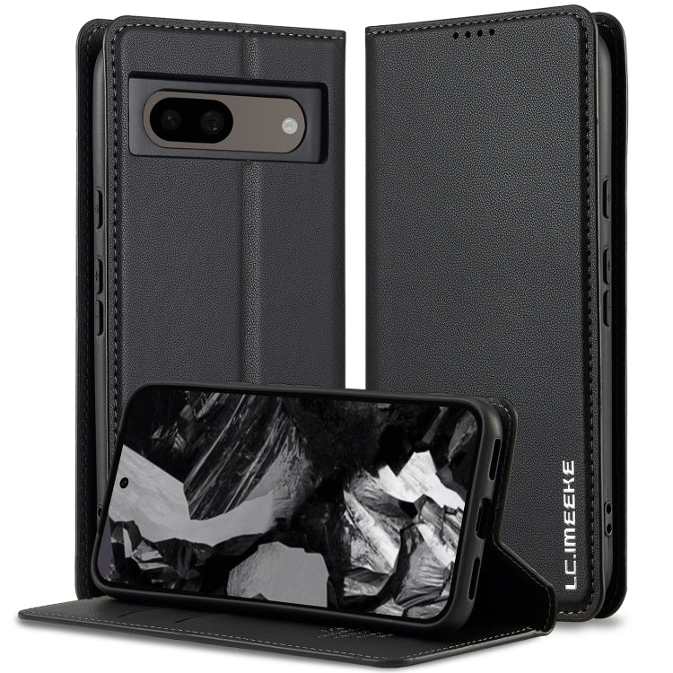 LC.IMEEKE Google Pixel Frosted PU Wallet Phone Case