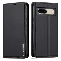 LC.IMEEKE Google Pixel Frosted PU Wallet Phone Case