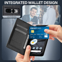 LC.IMEEKE Google Pixel Frosted PU Wallet Phone Case