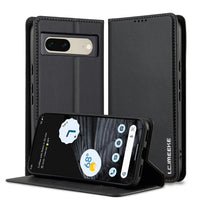 LC.IMEEKE Google Pixel Frosted PU Wallet Phone Case