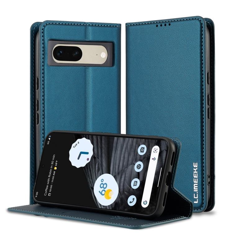 LC.IMEEKE Google Pixel Frosted PU Wallet Phone Case