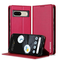 LC.IMEEKE Google Pixel Frosted PU Wallet Phone Case