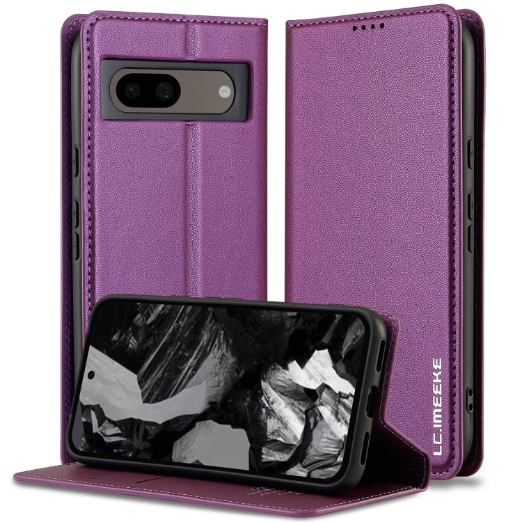 LC.IMEEKE Google Pixel Frosted PU Wallet Phone Case
