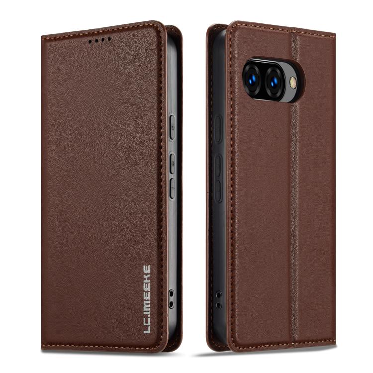 LC.IMEEKE Google Pixel Frosted PU Wallet Phone Case