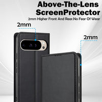 LC.IMEEKE Google Pixel Frosted PU Wallet Phone Case