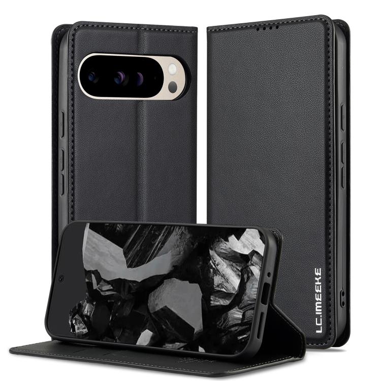 LC.IMEEKE Google Pixel Frosted PU Wallet Phone Case
