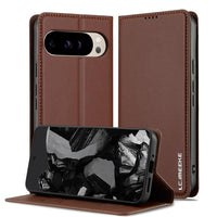 LC.IMEEKE Google Pixel Frosted PU Wallet Phone Case