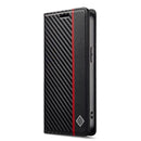 LC.IMEEKE Apple iPhone 16 Series Carbon Fiber Pattern Leather Phone Case