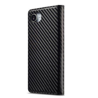 LC.IMEEKE Apple iPhone 16 Series Carbon Fiber Pattern Leather Phone Case