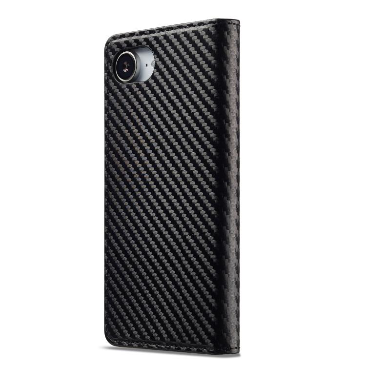 LC.IMEEKE Apple iPhone 16 Series Carbon Fiber Pattern Leather Phone Case