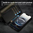 LC.IMEEKE Apple iPhone 16 Series Carbon Fiber Pattern Leather Phone Case